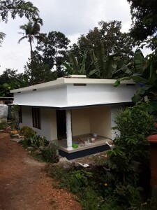 House constructed with donations received from the church